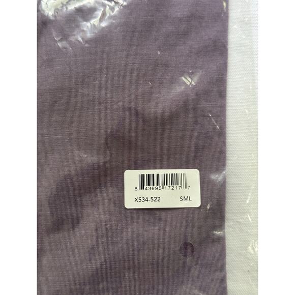 Woolx Sophia Bodysuit with Long Sleeves Size S Iris Purple NEW - Picture 3 of 3
